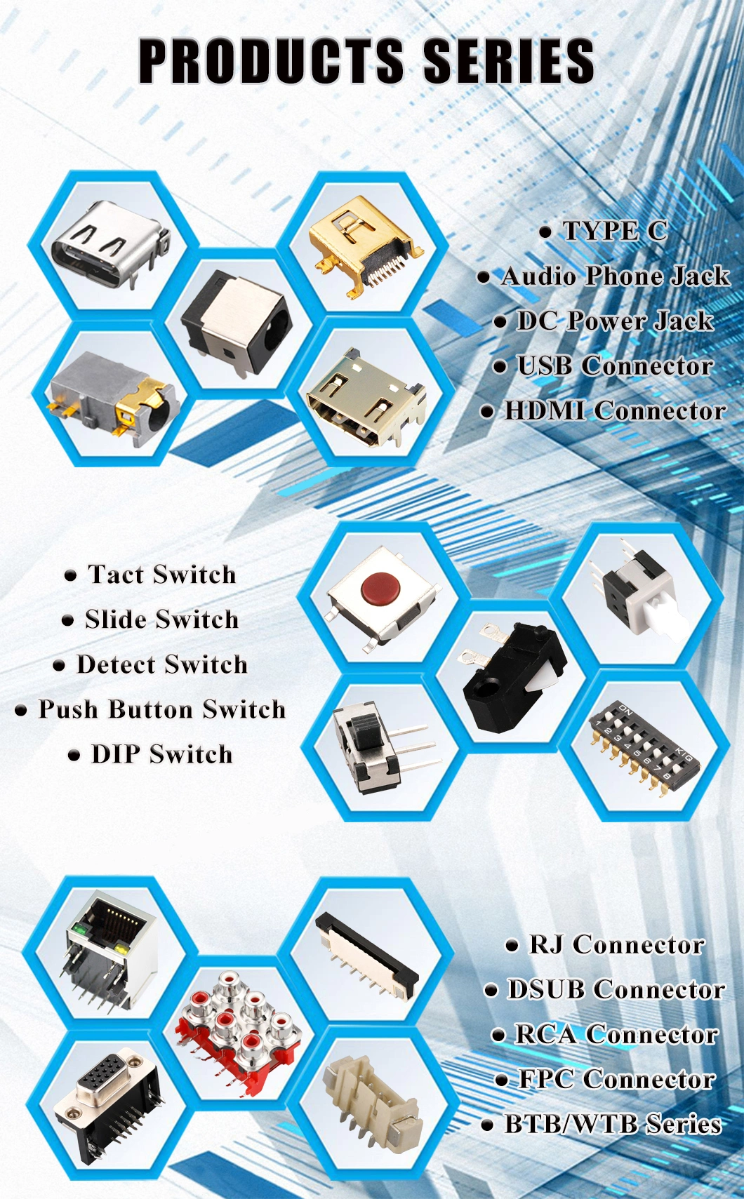 High Quality Sk-23D05 Dp3t Right Angle DIP Type 8 Terminals 90 Degree Three Gears Toggle Switch Mini Slide Switch