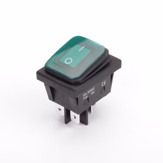 20A on off Iluminado Kcd2 Interruptor basculante impermeable de 4 pines