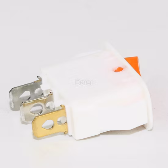 Carcasa blanca encendido apagado 3 pines Iluminado 24 Vlot Kcd3-19-101n Interruptor basculante