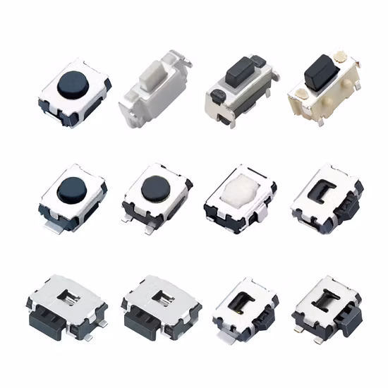 Microinterruptor SMD a todo color de 2 pines Interruptor táctil 3X4X3