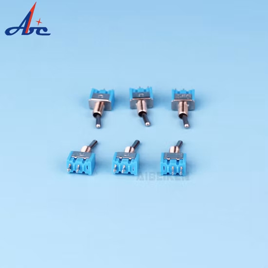 M6 Mini Self Lock Spst Terminal de 2 pines interruptor de palanca con cubierta impermeable