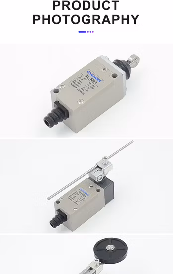 1no1nc Tz-8 Serise, interruptor de límite de palanca de émbolo de rodillo de Metal ajustable giratorio, interruptor de límite de émbolo de rodillo de Metal en contactos plateados